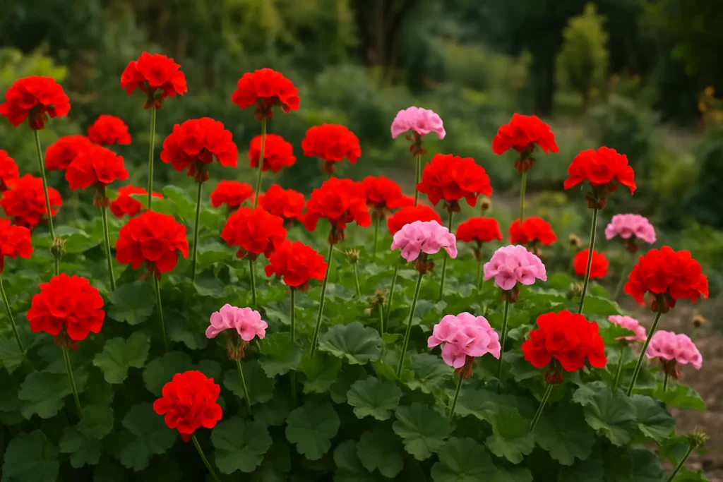 Geraniums Easy to Maintain Flowering Plant