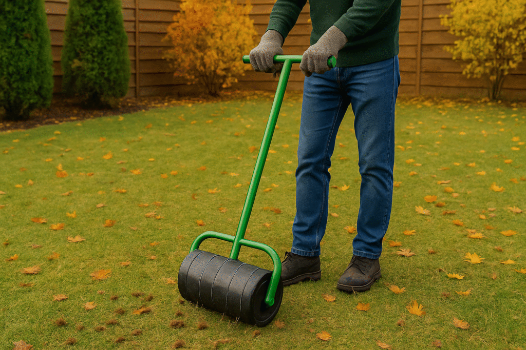 lawn aeration in autumn
