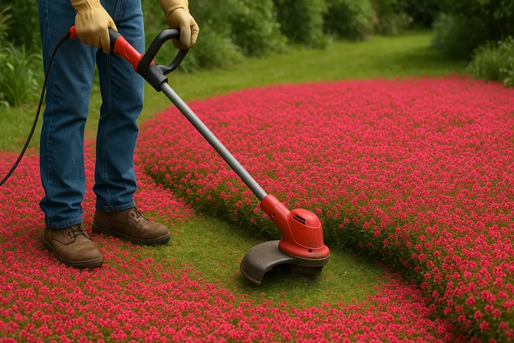 Maintaining a Red Creeping Thyme lawn