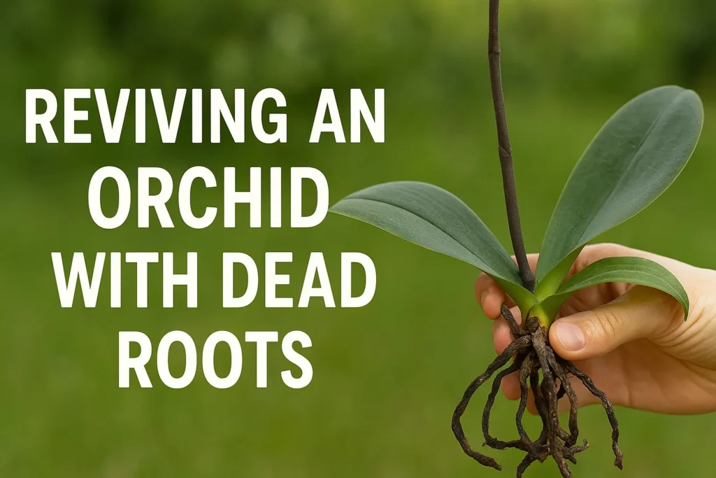 reviving orchid with dead roots: how often to save dying orchids